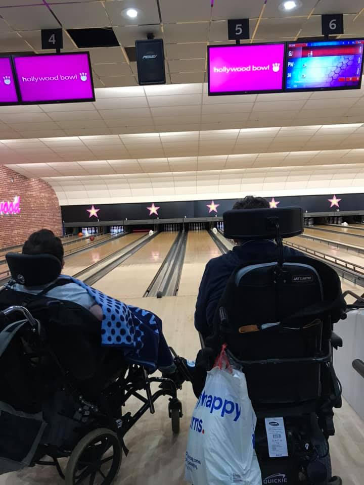 Residents on a day out bowling